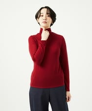 NGKAF10110 GIANNI LO GIUDICE(ジャンニ ロ ジュディチェ) [洗える]テンセルウールガーゼフライスカットソー レッド