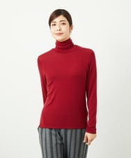 NGKAF10110 GIANNI LO GIUDICE(ジャンニ ロ ジュディチェ) [洗える]テンセルウールガーゼフライスカットソー レッド