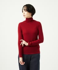 NGKAF10110 GIANNI LO GIUDICE(ジャンニ ロ ジュディチェ) [洗える]テンセルウールガーゼフライスカットソー レッド