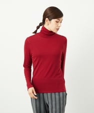 NGKAF10110 GIANNI LO GIUDICE(ジャンニ ロ ジュディチェ) [洗える]テンセルウールガーゼフライスカットソー レッド