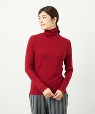 NGKAF10110 GIANNI LO GIUDICE(ジャンニ ロ ジュディチェ) [洗える]テンセルウールガーゼフライスカットソー レッド