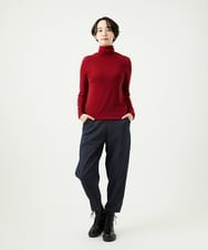 NGKAF10110 GIANNI LO GIUDICE(ジャンニ ロ ジュディチェ) [洗える]テンセルウールガーゼフライスカットソー レッド