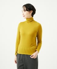 NGKAF10110 GIANNI LO GIUDICE(ジャンニ ロ ジュディチェ) [洗える]テンセルウールガーゼフライスカットソー イエロー