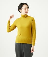 NGKAF10110 GIANNI LO GIUDICE(ジャンニ ロ ジュディチェ) [洗える]テンセルウールガーゼフライスカットソー イエロー