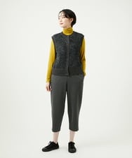 NGKAF10110 GIANNI LO GIUDICE(ジャンニ ロ ジュディチェ) [洗える]テンセルウールガーゼフライスカットソー イエロー