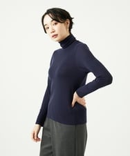 NGKAF10110 GIANNI LO GIUDICE(ジャンニ ロ ジュディチェ) [洗える]テンセルウールガーゼフライスカットソー ネイビー