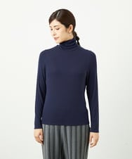 NGKAF10110 GIANNI LO GIUDICE(ジャンニ ロ ジュディチェ) [洗える]テンセルウールガーゼフライスカットソー ネイビー