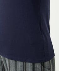 NGKAF10110 GIANNI LO GIUDICE(ジャンニ ロ ジュディチェ) [洗える]テンセルウールガーゼフライスカットソー ネイビー