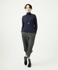 NGKAF10110 GIANNI LO GIUDICE(ジャンニ ロ ジュディチェ) [洗える]テンセルウールガーゼフライスカットソー ネイビー