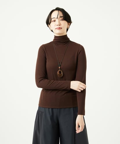 NGKAF10110 GIANNI LO GIUDICE [洗える]テンセルウールガーゼフライスカットソー