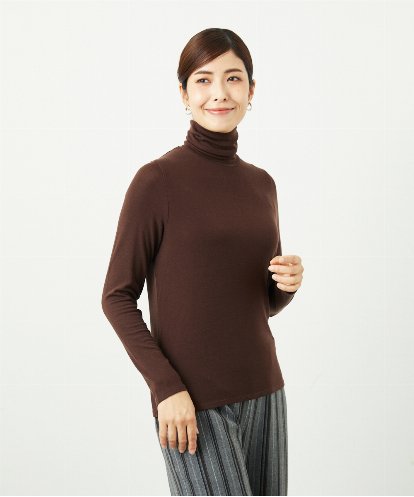 NGKAF10110 GIANNI LO GIUDICE [洗える]テンセルウールガーゼフライスカットソー