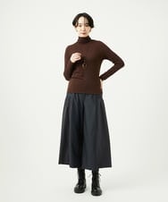 NGKAF10110 GIANNI LO GIUDICE(ジャンニ ロ ジュディチェ) [洗える]テンセルウールガーゼフライスカットソー ブラウン