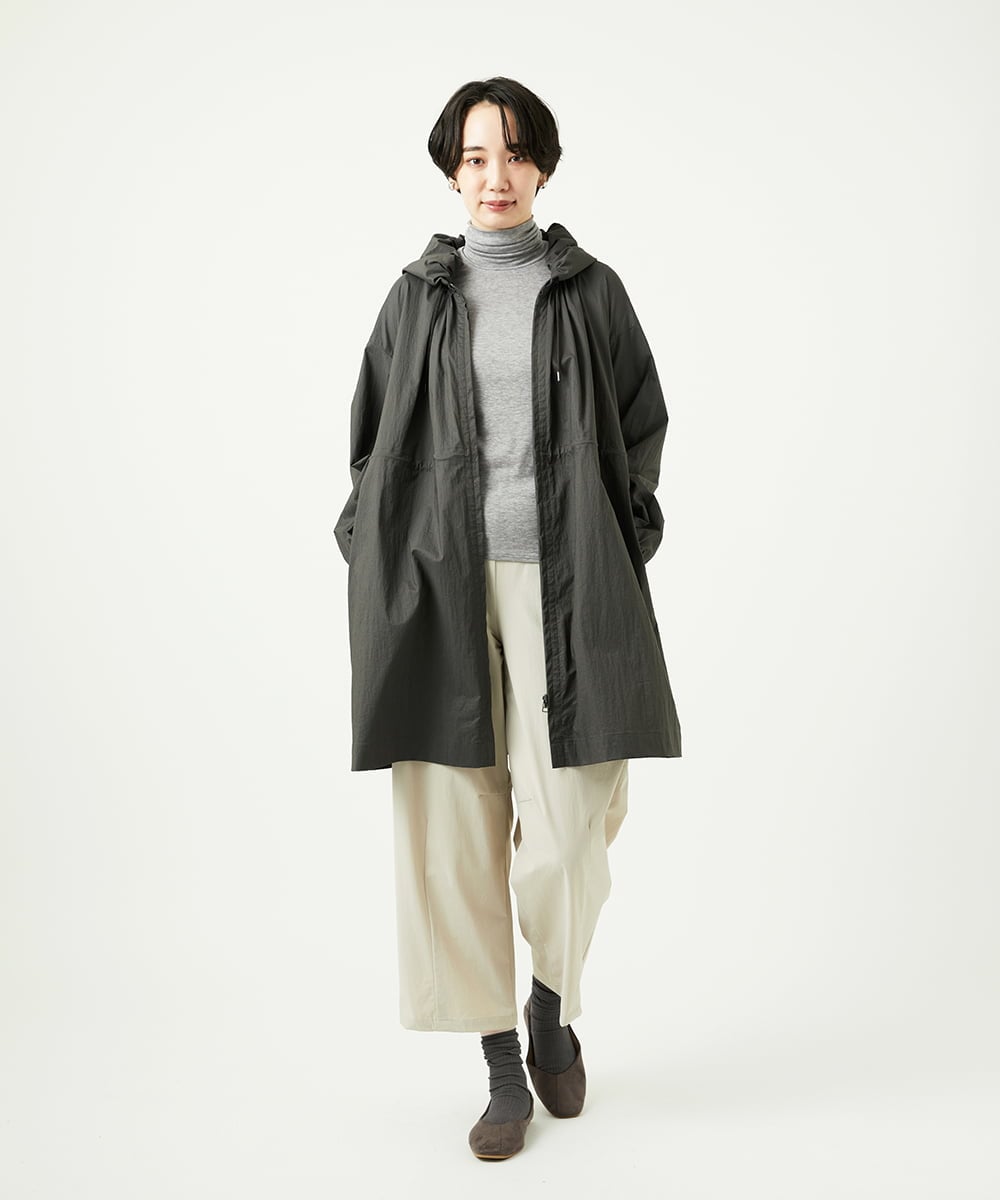 NGKAF10110 GIANNI LO GIUDICE(ジャンニ ロ ジュディチェ) [洗える]テンセルウールガーゼフライスカットソー グレー