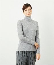 NGKAF10110 GIANNI LO GIUDICE(ジャンニ ロ ジュディチェ) [洗える]テンセルウールガーゼフライスカットソー グレー