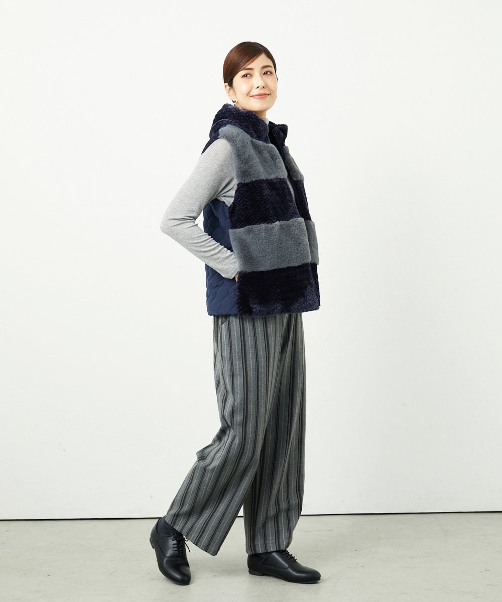 NGKAF10110 GIANNI LO GIUDICE(ジャンニ ロ ジュディチェ) [洗える]テンセルウールガーゼフライスカットソー グレー