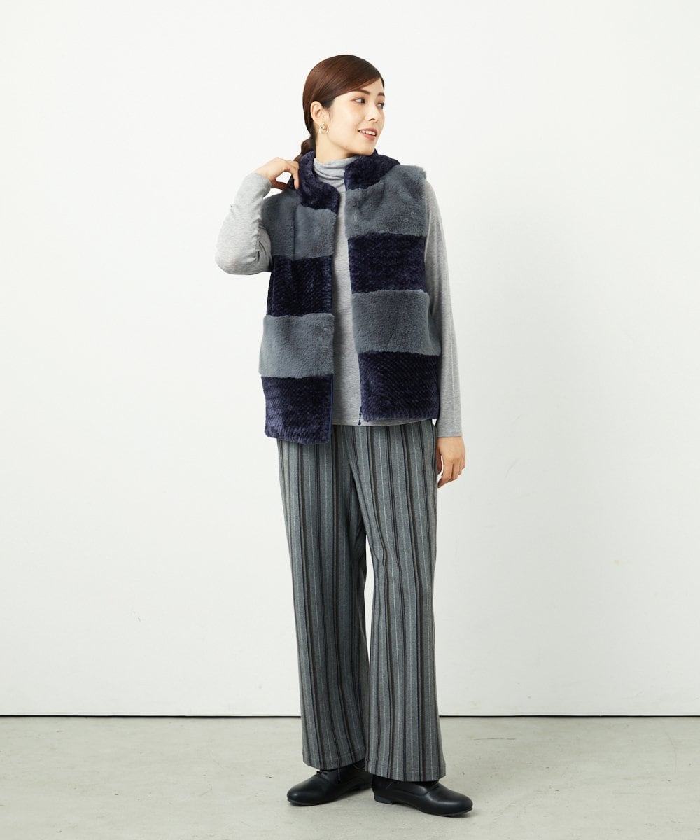 NGKAF10110 GIANNI LO GIUDICE(ジャンニ ロ ジュディチェ) [洗える]テンセルウールガーゼフライスカットソー グレー