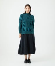 NGKAF17250 GIANNI LO GIUDICE(ジャンニ ロ ジュディチェ) [日本製]バースト水玉カットソー ブルー