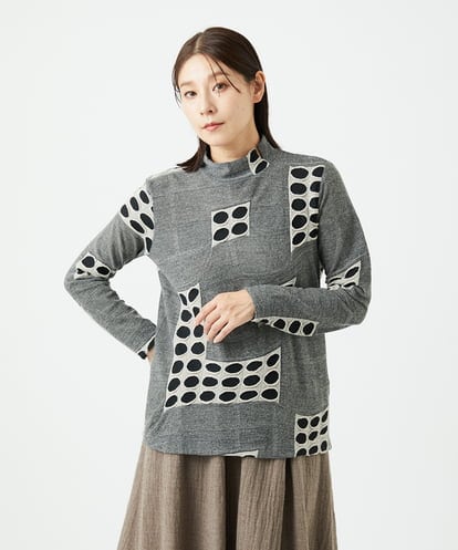 NGKAF17250  [日本製]バースト水玉カットソー