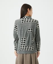 NGKAF17250 GIANNI LO GIUDICE(ジャンニ ロ ジュディチェ) [日本製]バースト水玉カットソー グレー