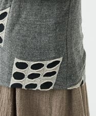 NGKAF17250 GIANNI LO GIUDICE(ジャンニ ロ ジュディチェ) [日本製]バースト水玉カットソー グレー