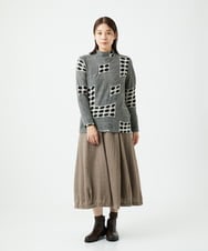 NGKAF17250 GIANNI LO GIUDICE(ジャンニ ロ ジュディチェ) [日本製]バースト水玉カットソー グレー