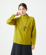 NGKAF18250 GIANNI LO GIUDICE(ジャンニ ロ ジュディチェ) [日本製]ウールマイクロループカットソー イエロー