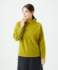 NGKAF18250 GIANNI LO GIUDICE(ジャンニ ロ ジュディチェ) [日本製]ウールマイクロループカットソー イエロー