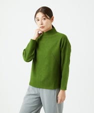 NGKAF18250 GIANNI LO GIUDICE(ジャンニ ロ ジュディチェ) [日本製]ウールマイクロループカットソー グリーン