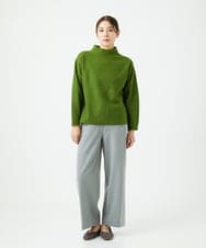 NGKAF18250 GIANNI LO GIUDICE(ジャンニ ロ ジュディチェ) [日本製]ウールマイクロループカットソー グリーン