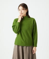 NGKAF18250 GIANNI LO GIUDICE(ジャンニ ロ ジュディチェ) [日本製]ウールマイクロループカットソー グリーン