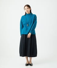 NGKAF18250 GIANNI LO GIUDICE(ジャンニ ロ ジュディチェ) [日本製]ウールマイクロループカットソー ブルー