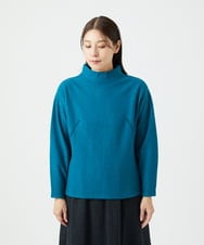 NGKAF18250 GIANNI LO GIUDICE(ジャンニ ロ ジュディチェ) [日本製]ウールマイクロループカットソー ブルー