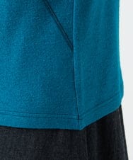 NGKAF18250 GIANNI LO GIUDICE(ジャンニ ロ ジュディチェ) [日本製]ウールマイクロループカットソー ブルー