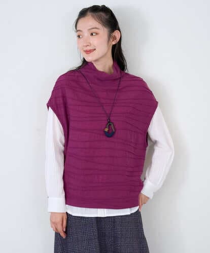NGKAH42180 GIANNI LO GIUDICE [日本製]リップルジャガードベスト