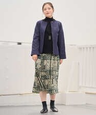 NGKAI26180 GIANNI LO GIUDICE(ジャンニ ロ ジュディチェ) [日本製]ポンチロイヤルクールハイネックカットソー ベージュ