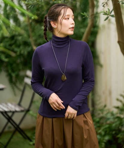 NGKAI28110 GIANNI LO GIUDICE テンセルウールフライスカットソー