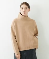 NGKAU70230 GIANNI LO GIUDICE(ジャンニ ロ ジュディチェ) ウールライクデザインプルオーバー ベージュ