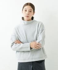 NGKAU70230 GIANNI LO GIUDICE(ジャンニ ロ ジュディチェ) ウールライクデザインプルオーバー ライトグレー