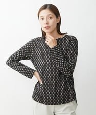 NGKAX47230 GIANNI LO GIUDICE(ジャンニ ロ ジュディチェ) [洗える]コンペイトウジャガードカットソー ブラック