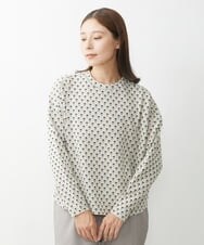 NGKAX48230 GIANNI LO GIUDICE(ジャンニ ロ ジュディチェ) [洗える]コンペイトウジャガードショートカットソー アイボリー