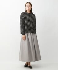 NGKAX48230 GIANNI LO GIUDICE(ジャンニ ロ ジュディチェ) [洗える]コンペイトウジャガードショートカットソー ブラック