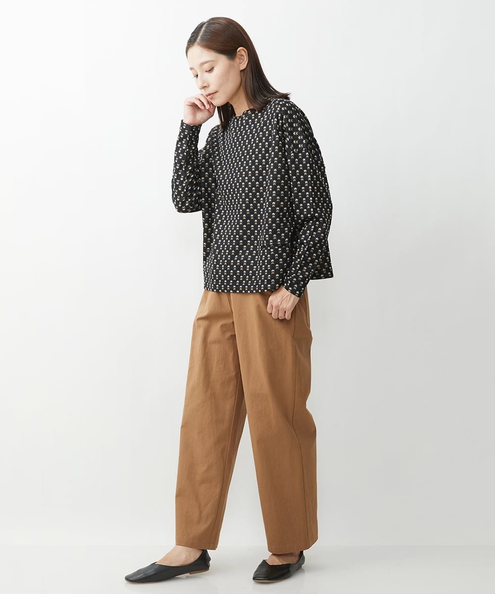NGKAX48230 GIANNI LO GIUDICE(ジャンニ ロ ジュディチェ) [洗える]コンペイトウジャガードショートカットソー ブラック