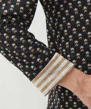 NGKAX48230 GIANNI LO GIUDICE(ジャンニ ロ ジュディチェ) [洗える]コンペイトウジャガードショートカットソー ブラック