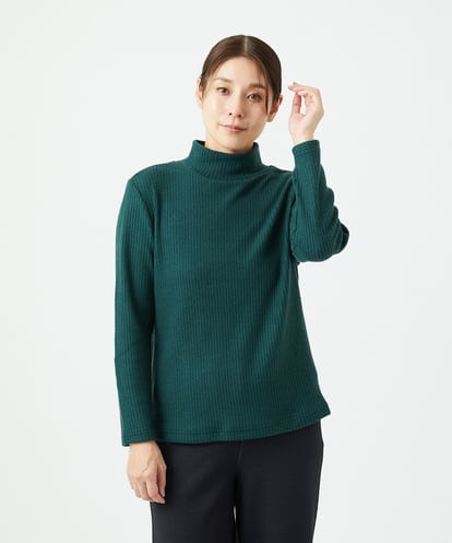 NGKCE52130 GIANNI LO GIUDICE [洗える・日本製]インターアクションウォームリブカットソー