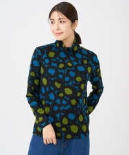 NGKCF51230 GIANNI LO GIUDICE(ジャンニ ロ ジュディチェ) [洗える・日本製]テンセルリバードットプリントカットソー ブルー