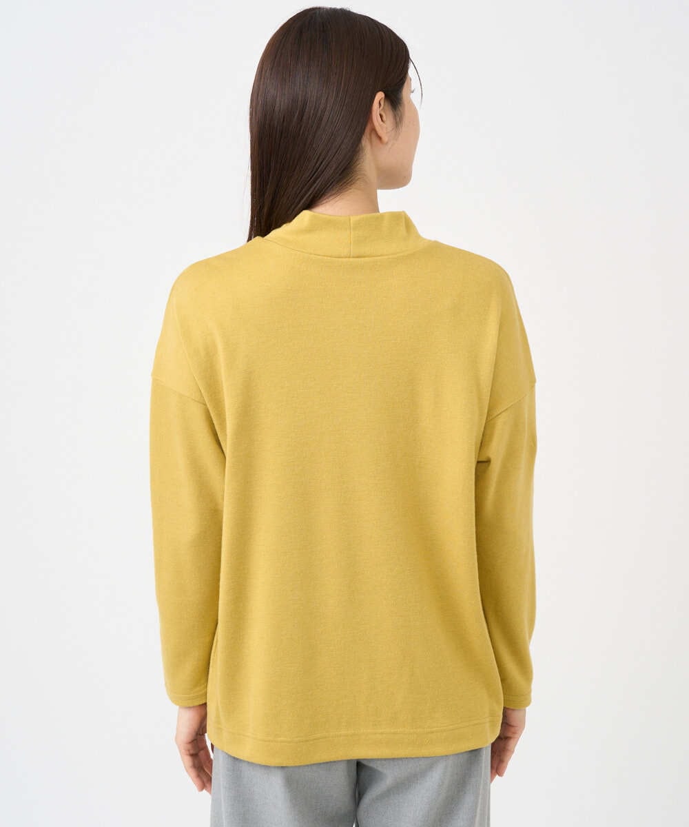 NGKCF64160 GIANNI LO GIUDICE(ジャンニ ロ ジュディチェ) [洗える・日本製]オプティマサーモポンチカットソー イエロー