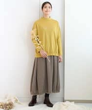 NGKCF64160 GIANNI LO GIUDICE(ジャンニ ロ ジュディチェ) [洗える・日本製]オプティマサーモポンチカットソー イエロー