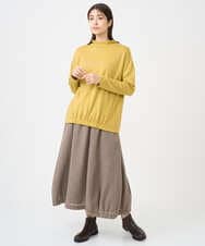 NGKCF64160 GIANNI LO GIUDICE(ジャンニ ロ ジュディチェ) [洗える・日本製]オプティマサーモポンチカットソー イエロー