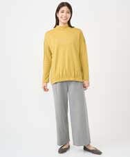 NGKCF64160 GIANNI LO GIUDICE(ジャンニ ロ ジュディチェ) [洗える・日本製]オプティマサーモポンチカットソー イエロー