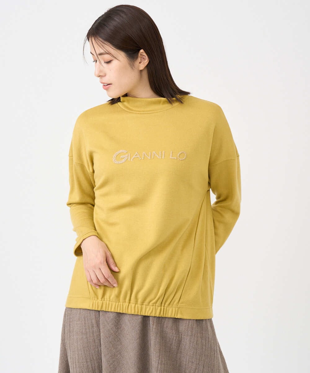 NGKCF64160 GIANNI LO GIUDICE(ジャンニ ロ ジュディチェ) [洗える・日本製]オプティマサーモポンチカットソー イエロー